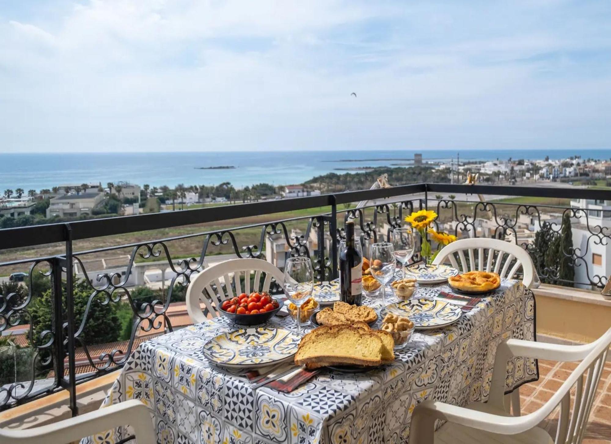 Villa The Sea View Panoramic Porto Cesareo Exterior foto